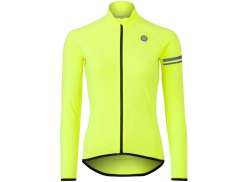 Agu Thermo Fahrradtrikot Essential Damen Neon Gelb - L