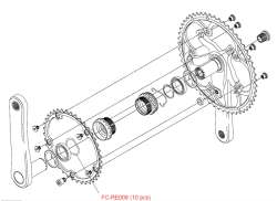 Campagnolo Wellenscheibe t.b.v. Innenlager FC-RE009 (1)