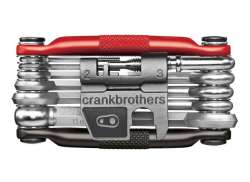 Crankbrothers Multitool 17-Teilig - Schwarz/Rot