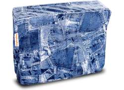 DripDropBag Schultertasche Verdeck Regenschutz - Jeans Blau
