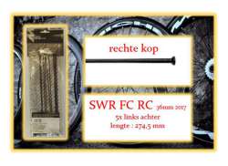 Miche Speiche Set Lr F&#252;r. SWR FC RC 36mm 2017 - Schwarz (5)