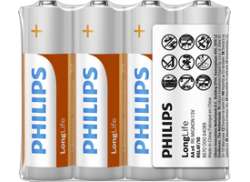 Philips Longlife AA R6 Batterien - Kiste 12 x 4