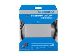 Shimano MTB Polymeer Schaltzugset - Schwarz