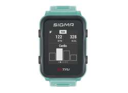 Sigma Id.Tri Sport Uhr + Sensorsatz - Minze Blau