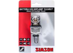 Simson Clearly Scheinwerfer LED Batterien - Schwarz