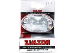 Simson Vorderlicht 5 LED Weiß