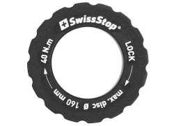 SwissStop Verschlussring Bremsscheibe F&#252;r. &#216;160mm - Schwarz