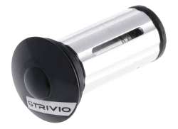 Trivio Expander 50mm 1-1/8 &#216;22mm + Topcap Konvex - Schwarz