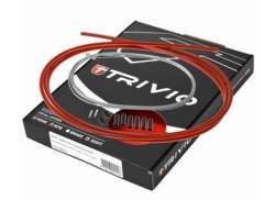 Trivio Kabel Kit Komplett RVS f&#252;r Schaltwerk - Rot