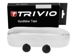 Trivio Lenkerband mit Kappen - Carbon Look - Wei&#223;