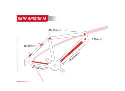 Zefal Rahmen Schutz Skin Armor 12 Teilig - Gr&#246;&#223;e M