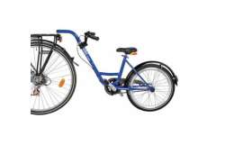 ADD+ Fahrradnachläufer Freewheel Trägerbefestigung Blau
