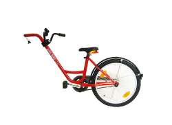 ADD+ Fahrradnachläufer Freewheel Trägerbefestigung Rot