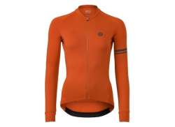 Agu Solid Fahrradtrikot Performance Damen Orange - L