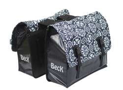 Beck Classic Doppel- Fahrradtasche 46L Bisonyl - Tiles