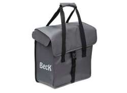 Beck Shopper Tasche Leinen 15L - Grau