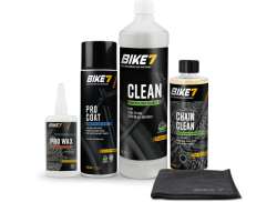 Bike7 Clean &amp; Pflege Reinigungsset - 5-Teilig