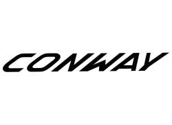 Conway Aufkleber Logo Schriftzug - Schwarz/Transparent