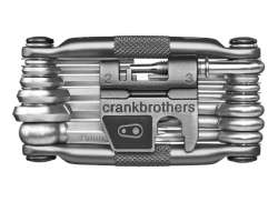 Crankbrothers Multitool Hi-Ten Stahl 19 Teilig - Silber