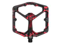 Crankbrothers Stamp 7 Pedal Large - Rot