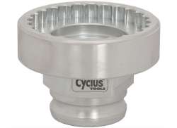 Cyclus Snap-In Lagercup Abzieher 3/8\" - Silber