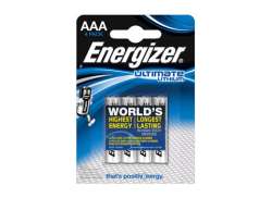 Energizer Ultimate Batterien FR03 AAA Lithium - Blau (4)