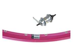 Gazelle Hinterrad Vision 28 Zoll 32 Loch Nexus 3 - Pink