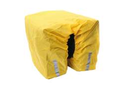 Hock Regenschutz für Doppelpacktasche - Gelb