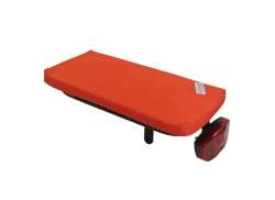 Hooodie Gepäckträger Kissen Cushie - Bright Solid Rot