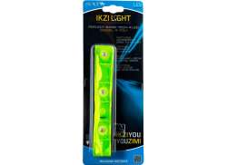 IKZI Reflexion Armband 4 LED - Gelb