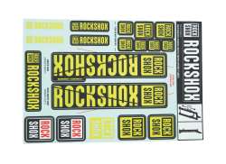 RockShox Aufkleber Set F&#252;r. &#216;35mm Gabel - Gelb