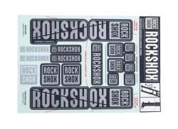 RockShox Aufklebersatz F&#252;r. &#216;35mm Dual Krone - Grau