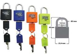 Security Plus Mini Vorhängeschloss Set 22mm Univ. Schlüssel