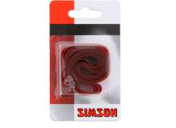 Simson Felgenband 26/28 Zoll Extra Stark 16mm PVC - Rot