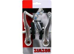 Simson V-Brake Set Vorne/Hinten Silber