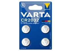 Varta CR2032 Knopfzelle Batterie - Silber (4)