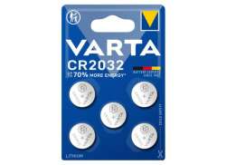 Varta Lithium CR2032 Knopfzelle Batterie 3V - Silber