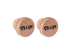Velox Endstopfen Vintage - Aus Holz  (1)