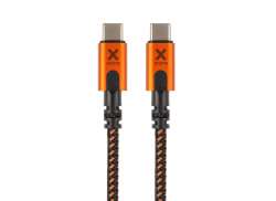 Xtorm USB C Zug 1.5M - Schwarz/Orange